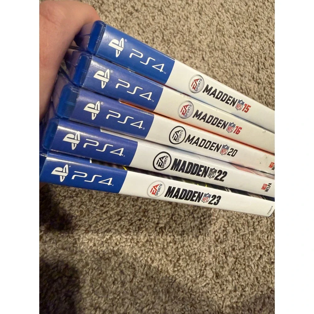 LOT PS4 Games Madden NFL 15 16 20 22 23 EA Sports‎ PlayStation 4 Football Bundle